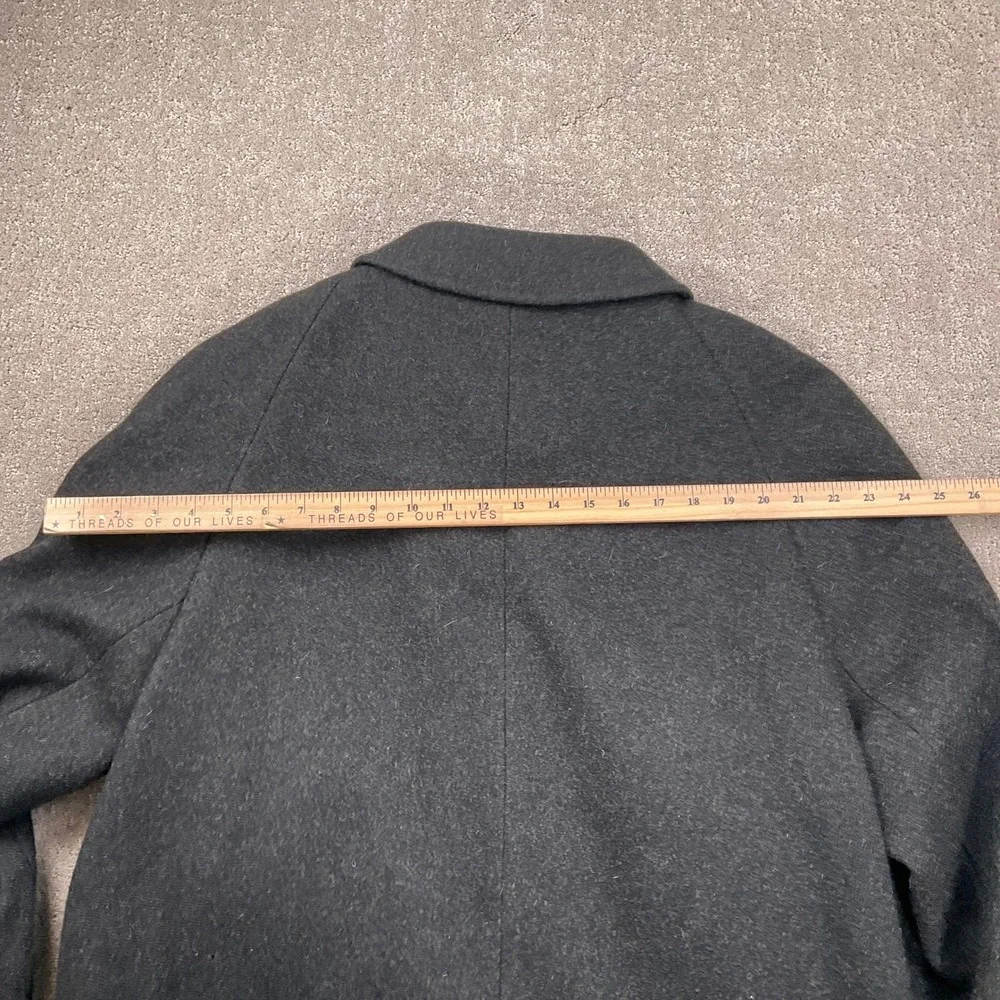 Lakeland Overcoat Mens 42 Charcoal Gray Full Length Heritage‎ Executive Formal